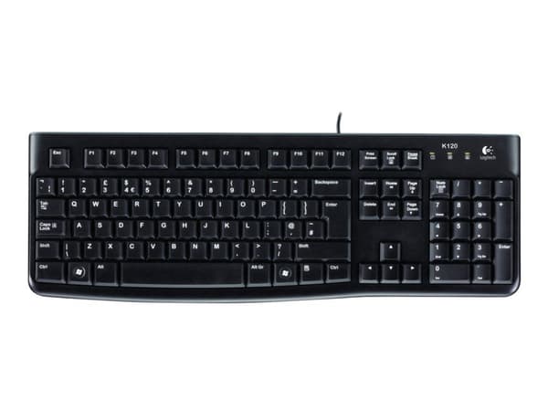 Logitech K120 - Tangentbord - USB - brittisk