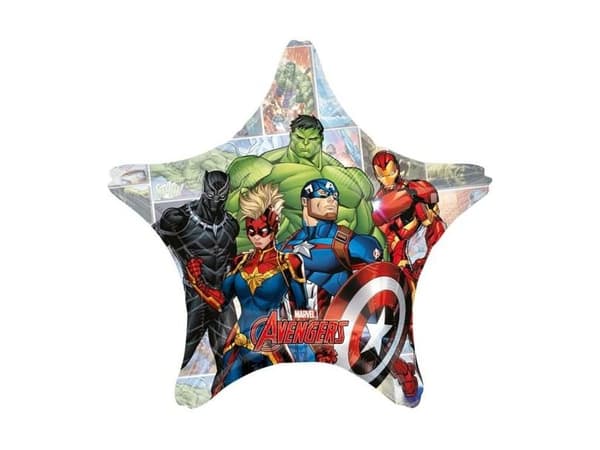 Marvel Avengers stjerne folieballon
