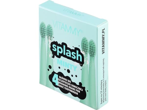 Vitammy tupp til sonisk tannbørste Splash – 4 stk.