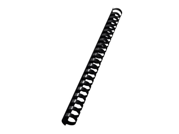 Leitz - 21 ringer - A4 (210 x 297 mm) - 180 ark - svart - plastbindekam - for Leitz comBIND 300, comBIND 500, comBIND 500e
