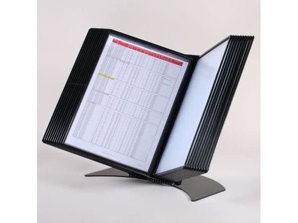 Registersystem, BNT A4 Easymount t/20 lommer bord, sort