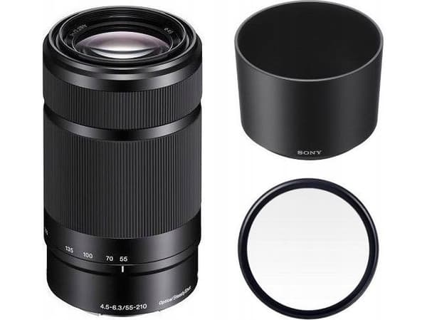 Sony E 55-210mm F4.5-6.3 OSS (Black) | (SEL55210/B)
