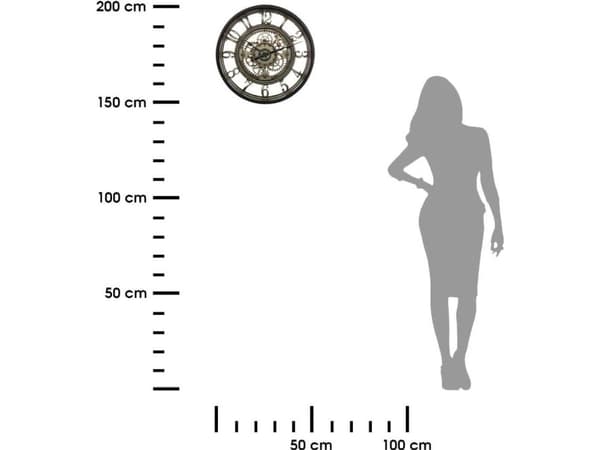 Atmosphera väggklocka Meca 51 cm