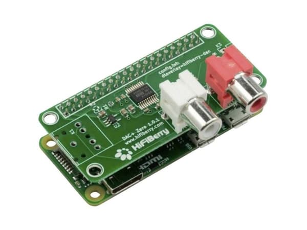 HiFiBerry DAC+ Zero lydkort for Raspberry Pi Zero