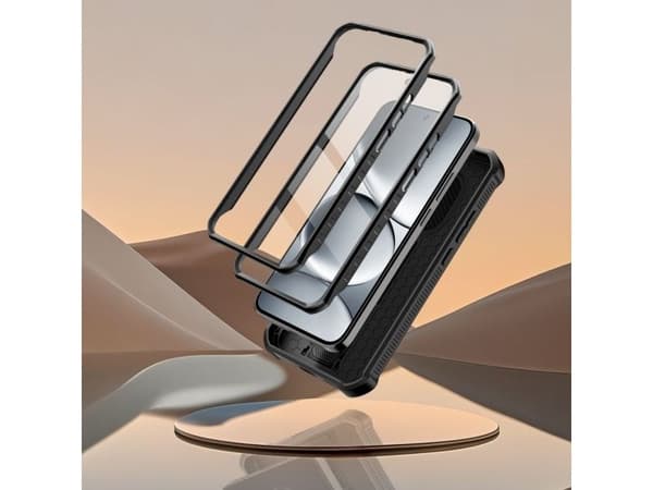 Tech-Protect Kevlar Cam+ 2-sett etui til Xiaomi Redmi Note 15 Pro 5G - sort