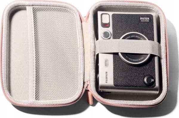 Etui/cover LoveInstant til Instax Mini Evo / Mini Liplay / Mini Link - rosa - glitrende