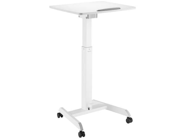 Logilink sitte/stå arbeidsstasjon, rullbar, pneumatisk høyde