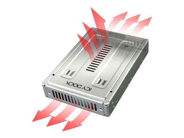Cremax ICY Dock MB982SP-1s - Ramme - 3,5" til 2,5" - sølv