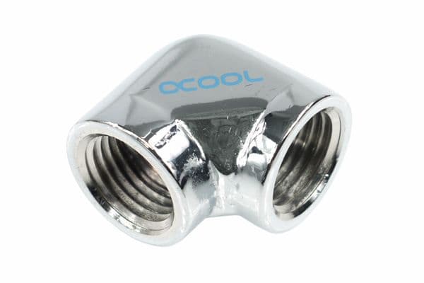 Alphacool 17041, Krom, Passende, Væske, Messing, Hunkjønn, Hunkjønn