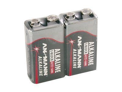 ANSMANN E-BLOCK - Batteri 2 x 6LF22 - alkaliskt