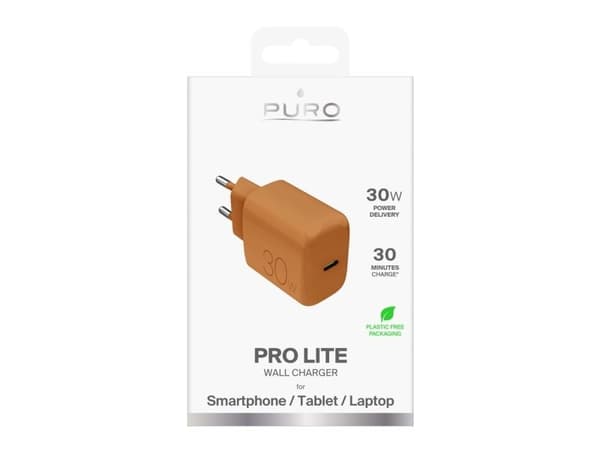 Puro PRO LITE väggladdare 1xUSB-C 30 W