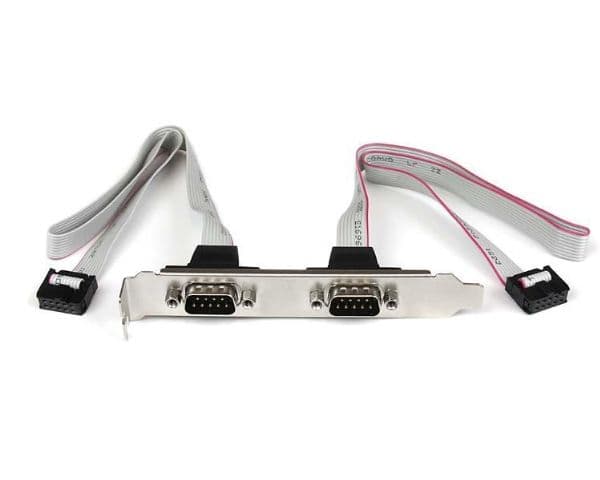 StarTech.com 2 IDC - 2 DB-9, F/M, 2 x DB-9, 2 x IDC, Hopea, Valkoinen