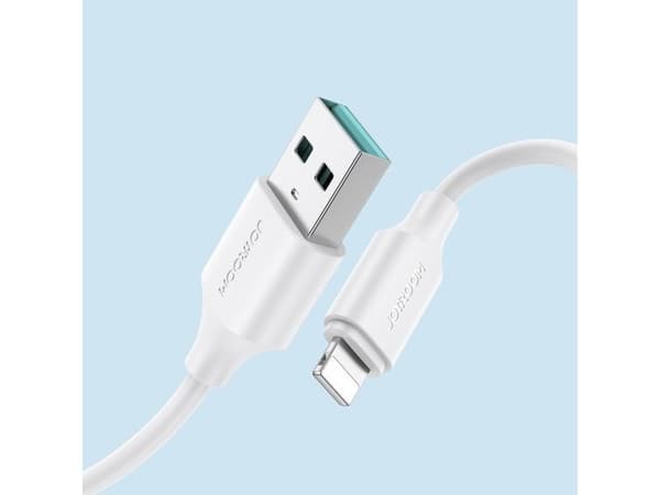 Joyroom USB-lade-/datakabel - Lightning 2,4A 1m hvit (S-UL012A9)