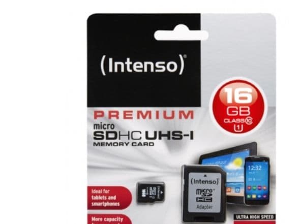 Intenso Premium - Flash-muistikortti (microSDHC-SD-sovitin sisältyy) - 16 GB - UHS Class 1 / Class10 - microSDHC UHS-I