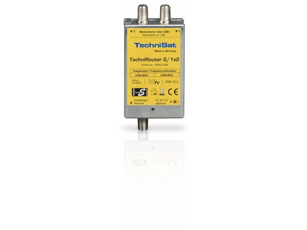 TechniSat TechniRouter Mini 2/1x2, 185 mm, 180 mm, 40 mm, 212 g