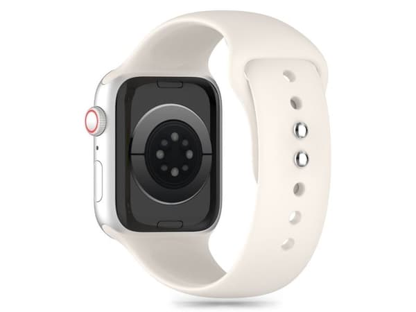 Tech-Protect silikonrem till Apple Watch 38/40/41 mm Starlight