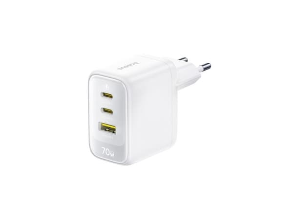 Baseus EnerFill FE22 70W Wall Charger 2 x USB-C + USB-A - White