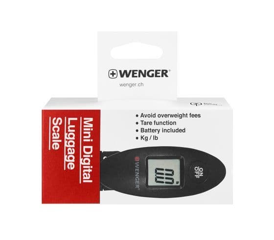 WENGER matkavaaka, elektroninen, musta