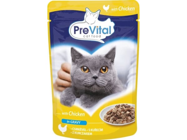 PREVITAL kyckling i sås - våtfoder för katt - 100 g