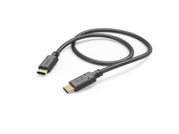 Hama USB-C - USB-C, 1m, svart
