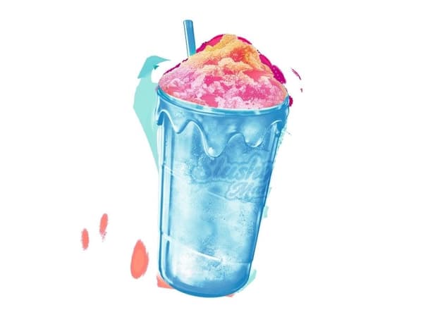 ZAP CHEF slush ice-maskin blå