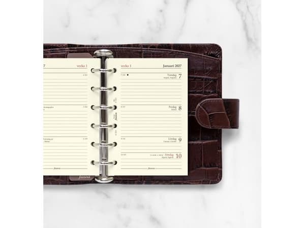Refill Pocket 2027 Week Per Spread Swedish