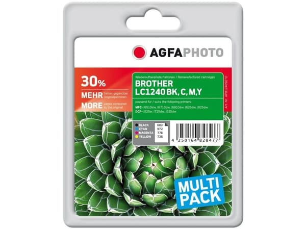 AgfaPhoto LC-1240 Value-Pack, 1 kpl, Monipakkaus
