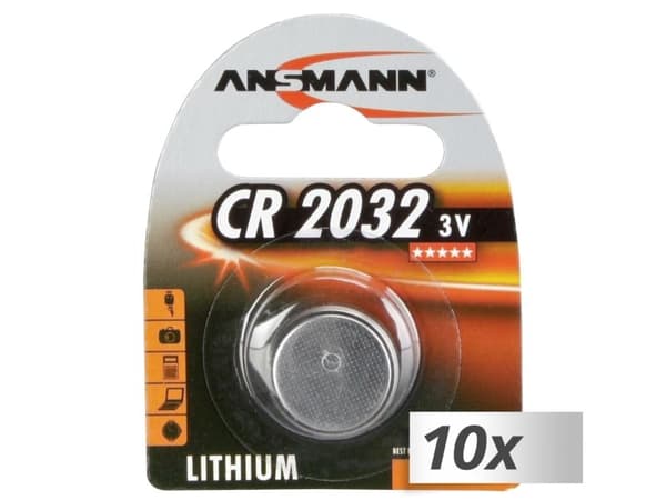 10x1 Ansmann CR 2032