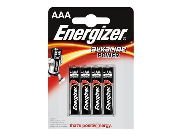 Energizer Alkaline Power - Batteri 4 x AAA - Alkalisk
