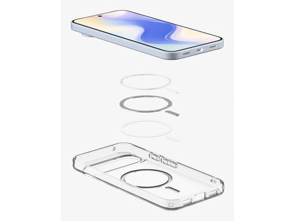 Spigen ACS09702, Omslag, Google, Google - Pixel 10 Pro Google - Pixel 10, 16 cm (6.3"), Transparent, Vit