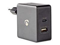 Nedis WCPD45W100BK, Sisätila, USB, Musta