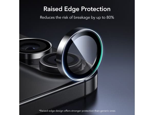 ESR Armorite kameradeksel til iPhone 16 / 16 Plus / 17 - svart