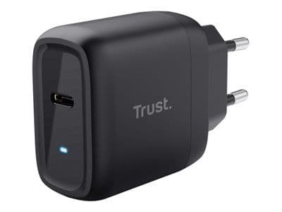 Trust Maxo - Strømadapter - 45 watt - 3 A - PD 3.0 (USB-C) - svart