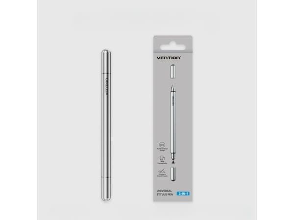 Stylus Vention 2-i-1 i aluminium grå