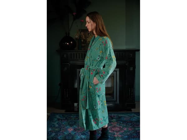 PIP Studio Pip Studio Bathrobe Les Fleurs Green XXL