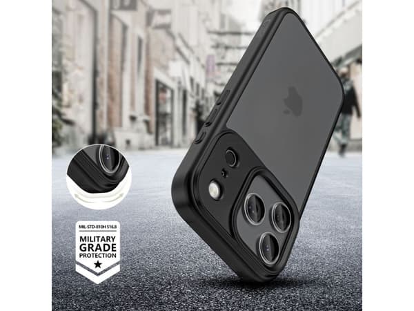 Tech-Protect MagMat-deksel til iPhone 17 Pro Max - matt svart