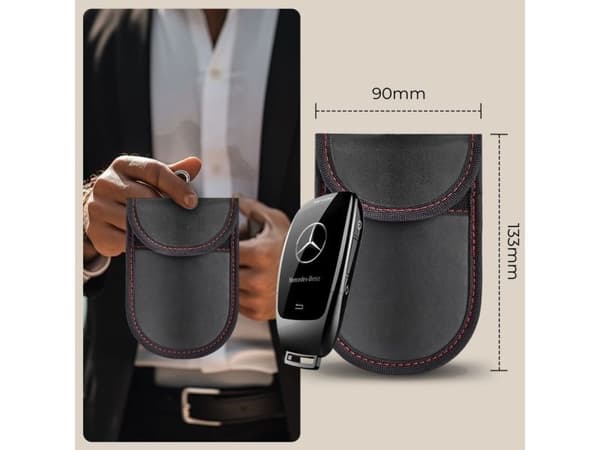 Tech-Protect KLR100 RFID Case - Black and Red