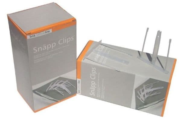 Snap-Binder 80mm 50st Hvid
