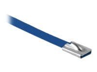Delock - Kabelsamlare - 30 cm - blå (paket om 10)