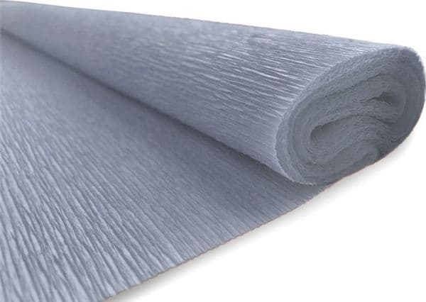 Crepe paper no. 29 - gray (10 pieces)