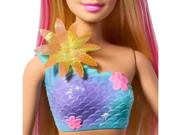 Barbie Blooming Magic White Mermaid-docka