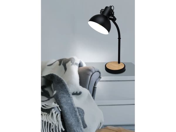 EGLO LUBENHAM EDGE E27 H570 SORT FSC