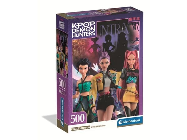 Clementoni pussel 500 bitar Compact K-pop Demon Hunters
