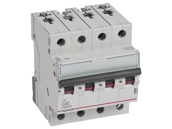Automatsikring TX3 C 40A 4P, 4M, 6/6kA