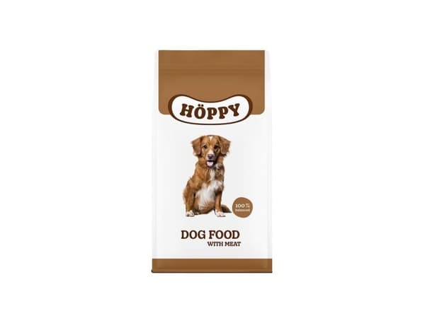 Hoppy torrfoder till hund Höppy, kött, 3 kg