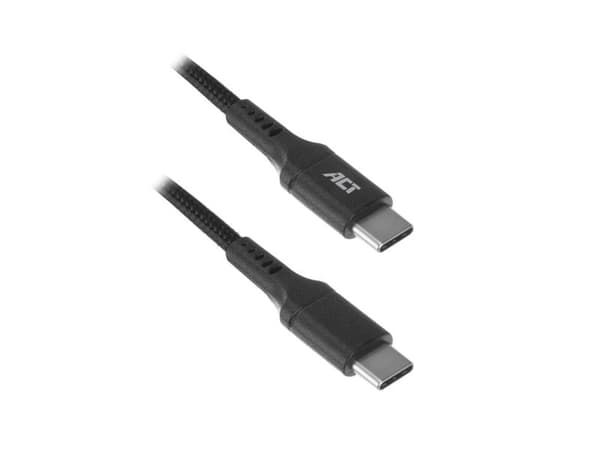 USB 2.0 ladd-/datakabel C hane - C hane 1 meter nylon
