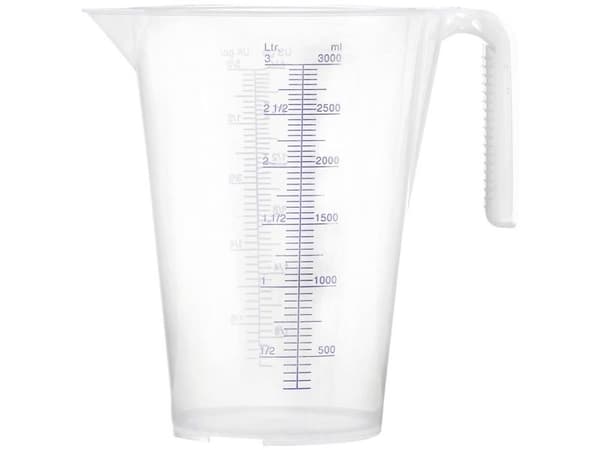 Pressol 07064 målebeger 3 l polypropylen