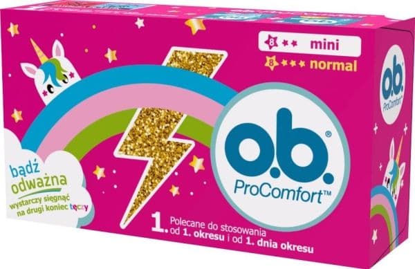 O.B._Organic tampons Normal 8pcs + Mini 8pcs.