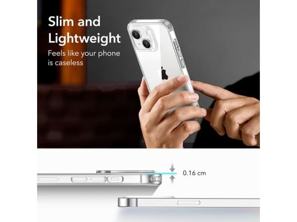 ESR Project Zero iPhone 14 Plus-skal - genomskinligt