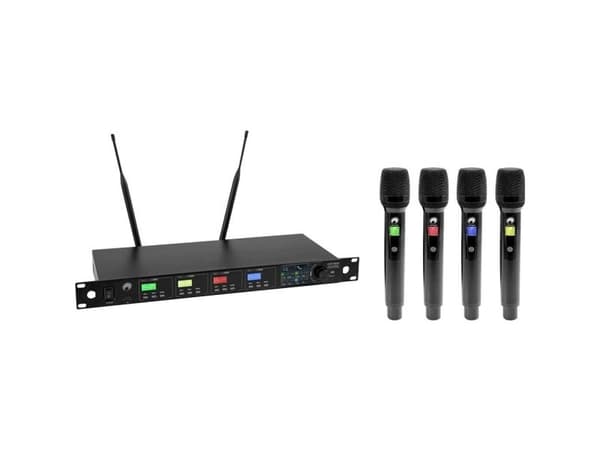 Omnitronic UHF-604 langaton mikrofonisarja musta
